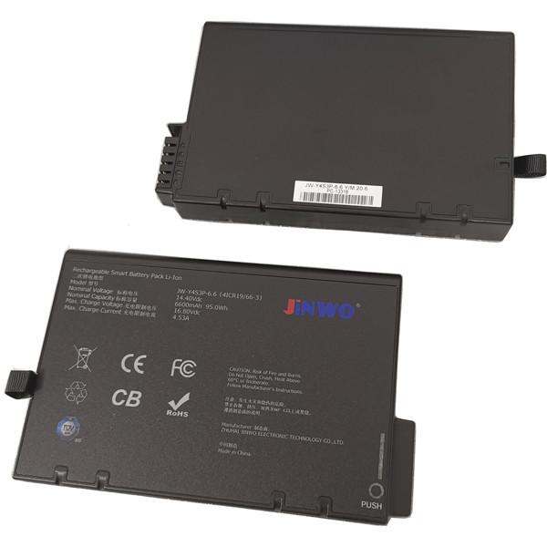 Jinwo Battery 14.4V 6600mAh for Artisan Pms Lasair II 310 Hamilton C2, C3 for  Respironics