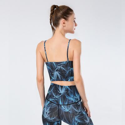 As senhoras de nylon do Spandex de 80% 20% o costume do desgaste que da ioga imprimiu caneleiras do Activewear vendem por atacado fabricantes de roupa das mulheres