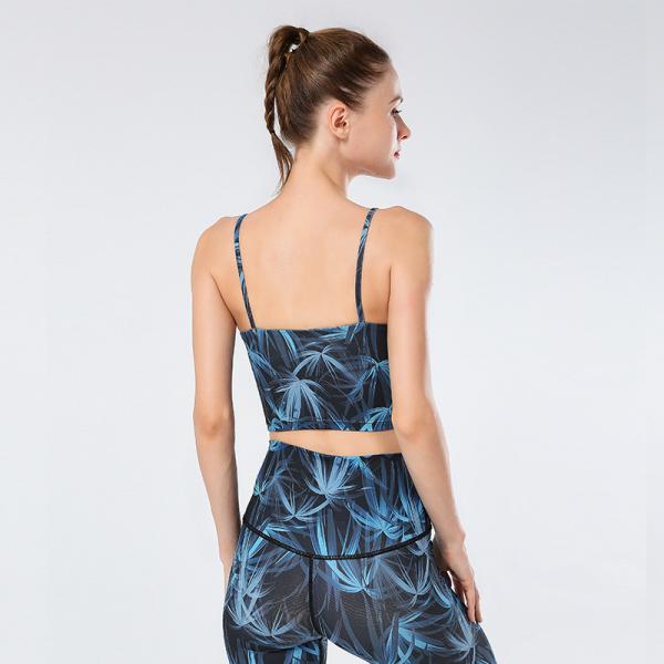 As senhoras de nylon do Spandex de 80% 20% o costume do desgaste que da ioga imprimiu caneleiras do Activewear vendem por atacado fabricantes de roupa das mulheres