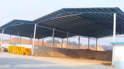 Light Steel Frame Structure Open Bays Sheds For Construction Site Building Material