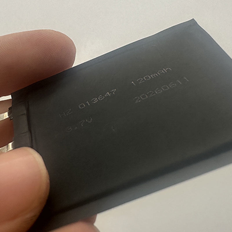 Ultra Thin 1mm 013647 Lithium 3.7V 120mAh Rechargeable Small Lipo Cell For Smart ID Card