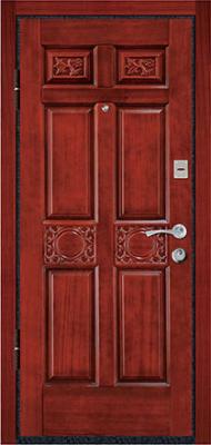 Italy steel wood security armored door