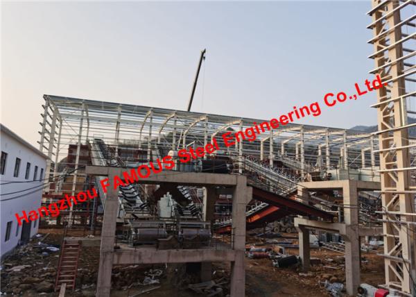 Stone Mining Mill Production Line Heavy Steel Workshop Industrial Steel Structure Construction