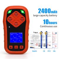 Detetor de vazamento de gás pessoal YA-CDX4 H2S O2 CO LEL 4 Detector de vazamento de detector de gases portátil