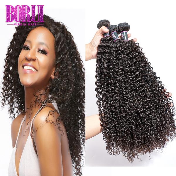 Kinky Curly Hair Bundles With Closure Peruvian Human Hair Wave Bundles With
