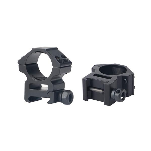 25.4mm Mount Tactical Scope Rings Black Color Easy Installation For Hunting