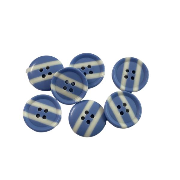 4 Hole Two Color Combo Shirt Buttons With 22L For Shirt Blouses