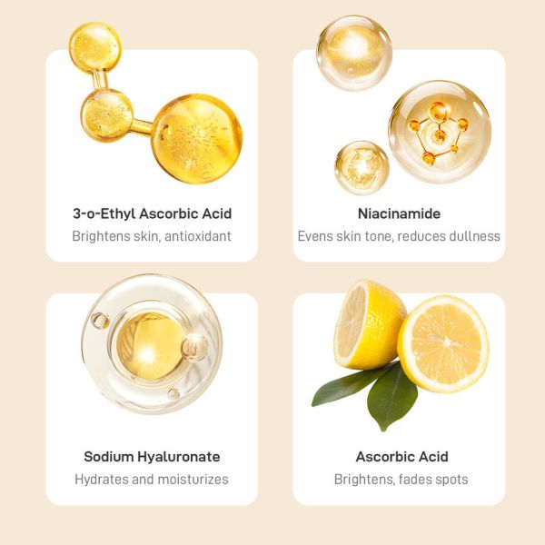Vitamin C Gloss Essence Brightening Moisturizing And Anti Aging Facial Care Organic Ingredients Women's Skin Care Essence