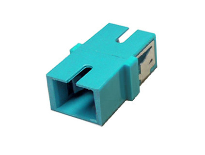 SC Type Fiber Optic Connector Adapters SM/MM UPC/APC For Cable