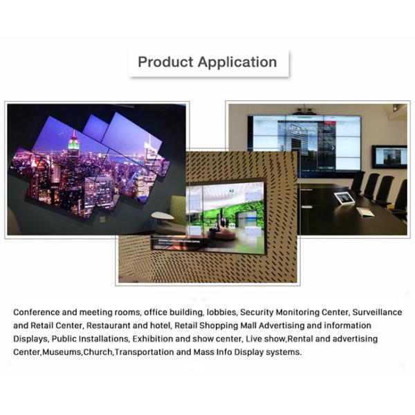 DID Splicing Video Wall LCD Advertising Display With 4.9Mm Narrow Bezel