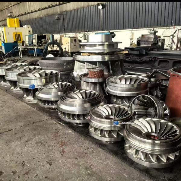 Stainless Steel 13-Blade Francis Runner for Medium/High Head Hydropower Applications