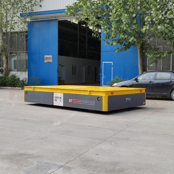 6 carros elétricos do transporte da roda de Ton Electric Transfer Platform Rubber