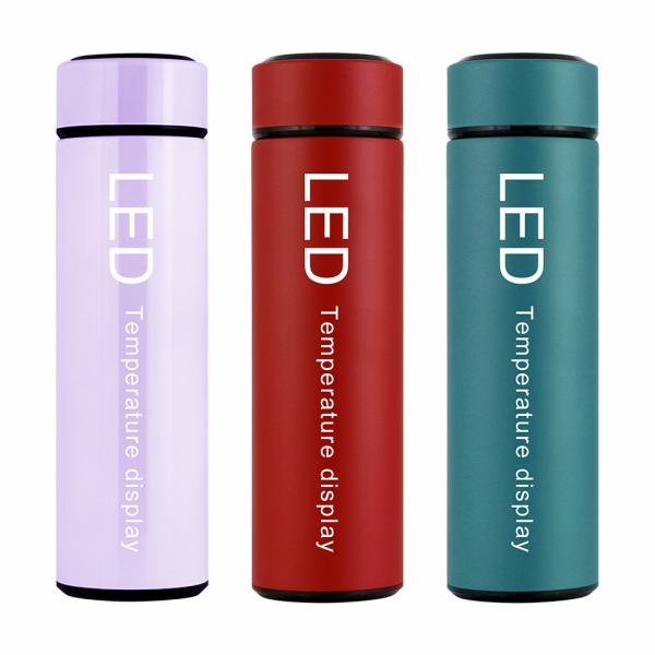 Hot Water Insulated Thermos Steel Stainless Water Jug With Led Temperature Display