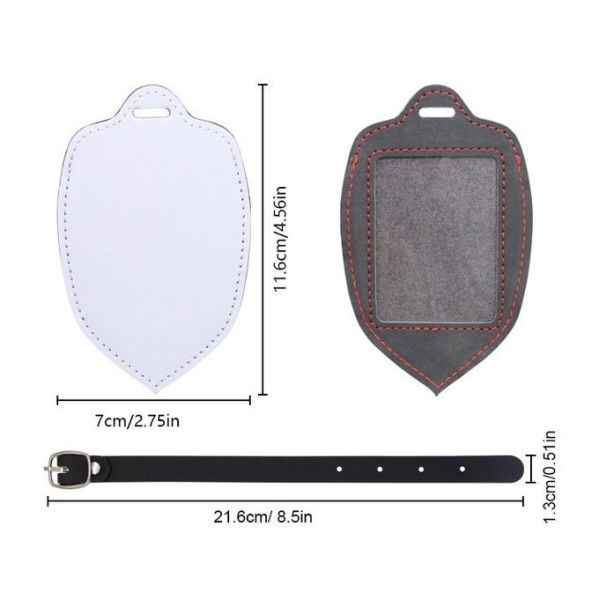 Sublimation Leather Luggage Tags Diy Custom Blank Luggage Label Tag For Travel Documents
