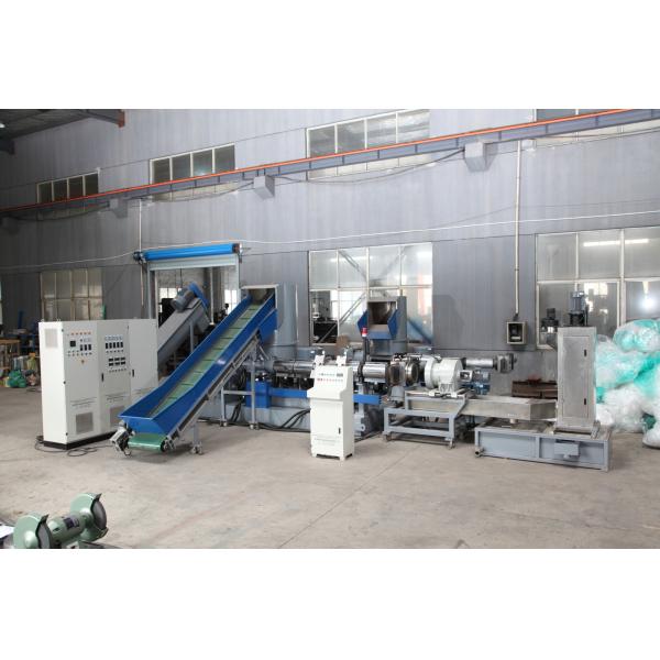 PP, PE, PET Plastic Recycling Pellet Machine With Special Screw Design