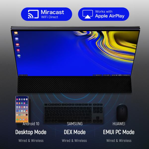 156 дюймовый портативный беспроводный сенсорный монитор