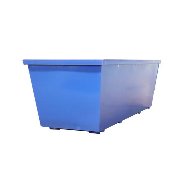 Outdoor Metal Skip Bin Manufacturers , Industrial Steel Waste Skip Bin With Door