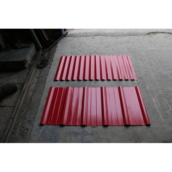 Corrugated / IBR Double Layer Roll Forming Machine PLC Control For Construction