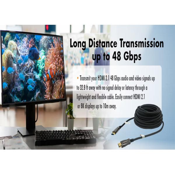 4K HDMI Fiber Optic Cable 60Hz – Long Distance, No Signal Loss, Ultra HD