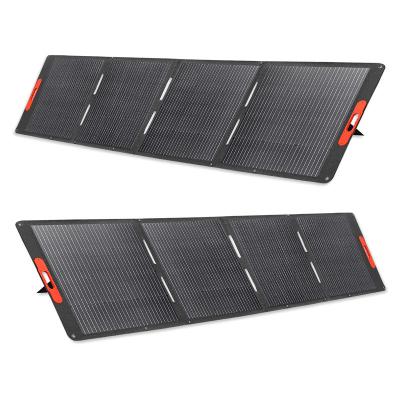 carregador portátil Monocrystalline dos painéis 300W solares flexível com superfície de ETFE