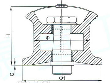 150 - 400 Mm Marine Roller Fairleads Classification Society Approval