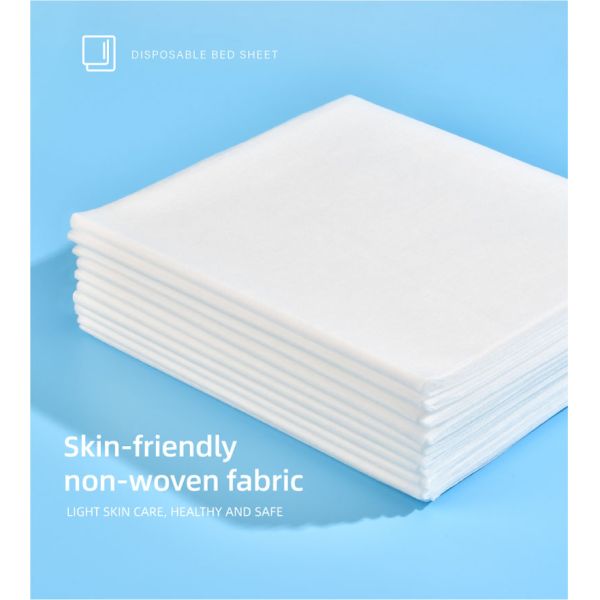 Hygienic Disposable Bed Sheets Soft Tear-Resistant Fabric Ultra-Light for Business Trips Guest Use