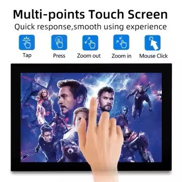 Compact 8 Inch HDMI Display 1280x800 Capacitive Touch Screen With 5 Point Multi Touch