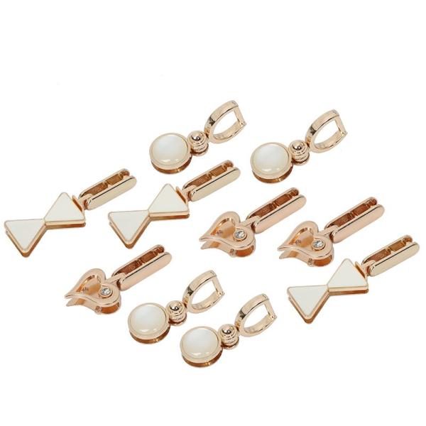 Las chaquetas platean la aleación Breakproof ISO9001 del cinc del metal del tirador de la cremallera