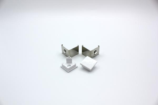 1616S LED Aluminum Profile 10mm Inner Width For LED Strip Lighting
