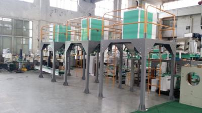 Pelotas plásticas da máquina de ensaque do adubo de 20 quilogramas que embalam o saco tecido