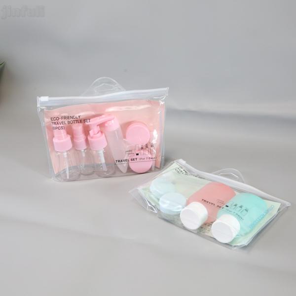 PVC Cosmetic Makeup Clear Travel Toiletry Bag Multifunctional Waterproof For Women