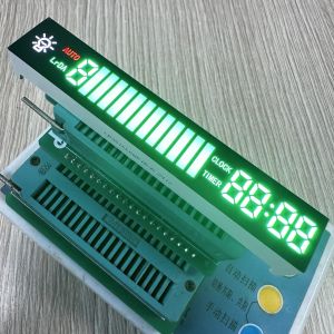 ULTRA BRIGHT GREEN/RED COMMON ANODE  CUSTOM 7SEGMENT LED DISPLAY FOR KITCHEN HOOD