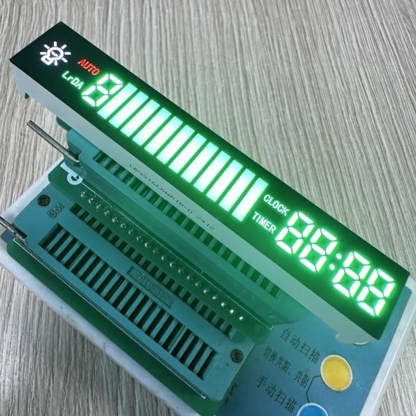 ULTRA BRIGHT GREEN/RED COMMON ANODE  CUSTOM 7SEGMENT LED DISPLAY FOR KITCHEN HOOD