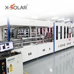 Máquina de soldadura de cuerdas fotovoltaicas de múltiples barras para módulos