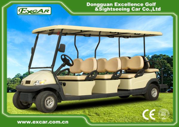 carrinho do golfe de 48V 3.7KW 8 Seater/carro Sightseeing bonde com os suportes de copo profundos