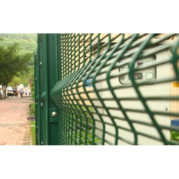 Good Visibility 358 Welded 2x1.5m Anti Climb Mesh Fence Durable Commercial