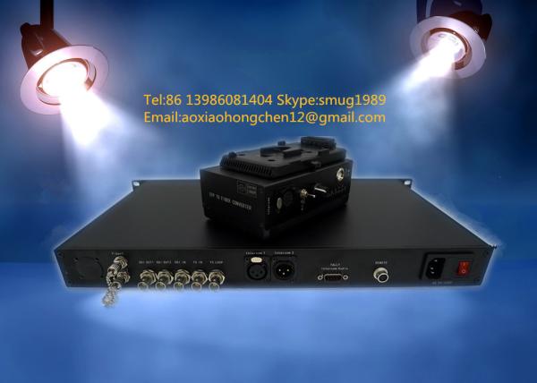 EFP to SDI fiber converters (JM-EFP-G13) with studio camera fiber adaptor and optic base station for live link