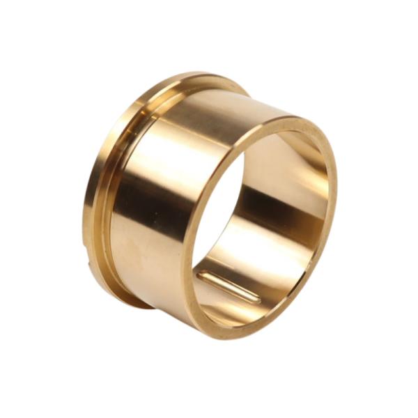 Tin Bronze EN Casting Copper Alloy Bearings CuSn12 Sleeve & Flange Bushings For Hydraulic Components