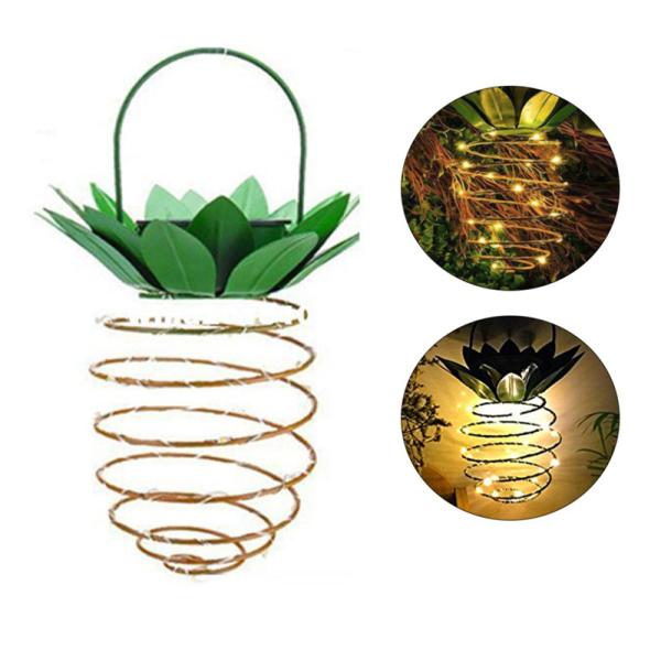 L'ananas actionné solaire imperméable de jardin allume la certification de la