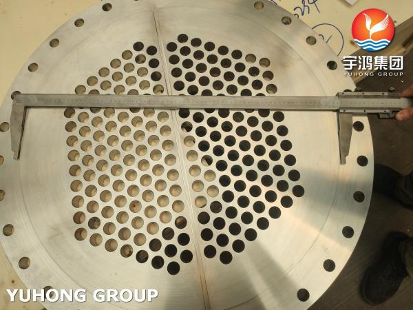 Customization Stainless Steel Condenser Tube Sheet ASME SA182 F304/304L F316/316L