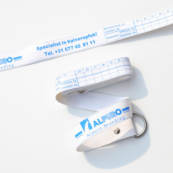 bande de mesure de poids animal de longueur de 250cm pour la mesure de poids de longueur de périmètre de bétail