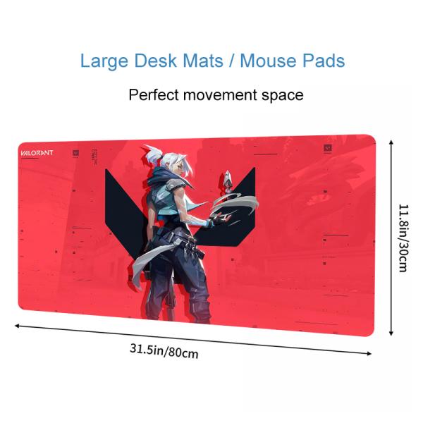 Customize 3 Days Non-slip Custom Anime Gaming Valorant Mouse Pad For Laptops Keyboard Mouse