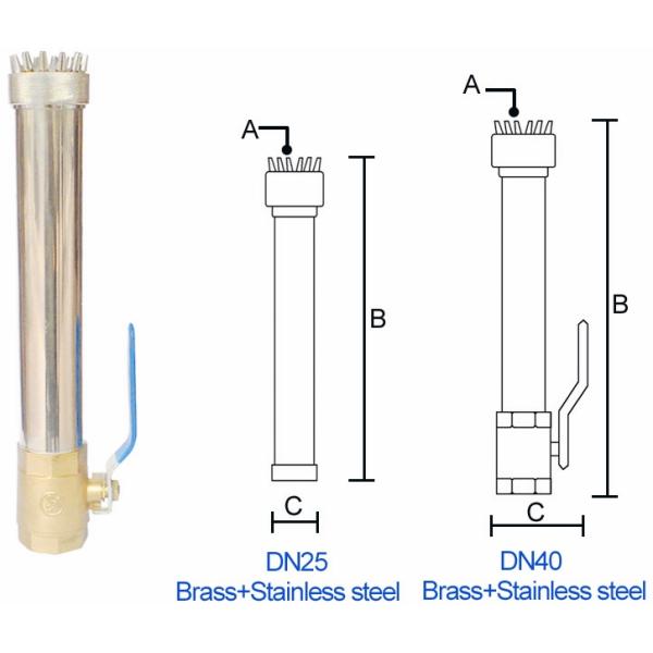 Brass Chrome Silver Tassel Fountain Jet Nozzle Water Pond Fountain Spray Heads
