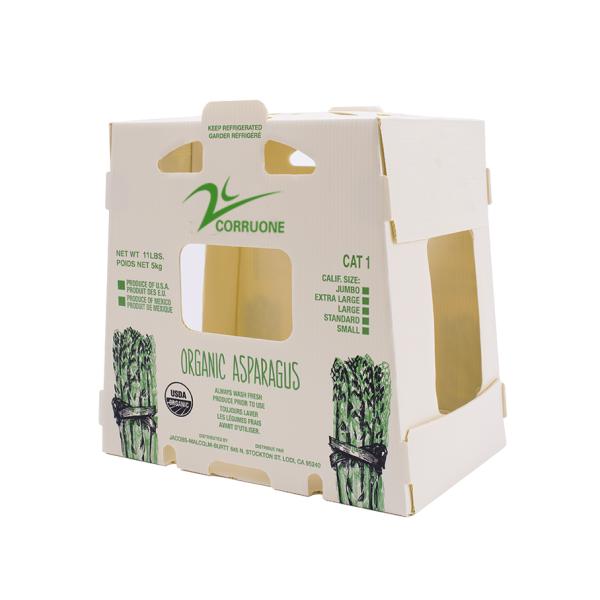 Коробка сота ящиков для хранения Корфлейт брокколи рифленая для плодов