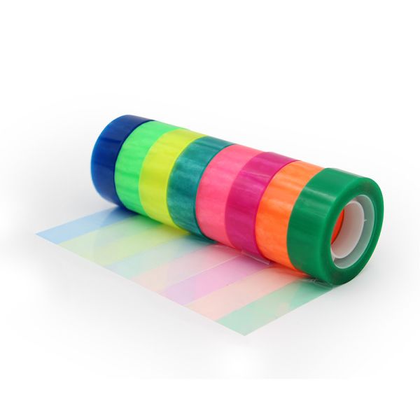 High Quality color BOPP Adhesive Sealing Stationery Tape Customized Adhesive Tape