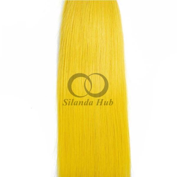 #T1B/Yellow Straight Remy Human Hair Bundles Sew In Weave Bundles Brazilian Bundle Deals