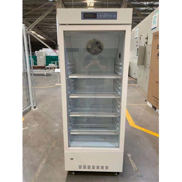 2-8 Degree Spray Coated Steel Vertical Medical Grade Pharmacy Refrigerator 236 Liter