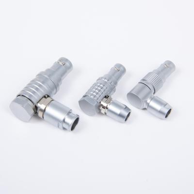 BEXKOM B series Brass Chrome Plated Circular Connector with Gold Plated Contacts IP50 to IP68 Waterproof Push Pull Locking EMC shielding salt fog corrosion and vibration harsh environment used