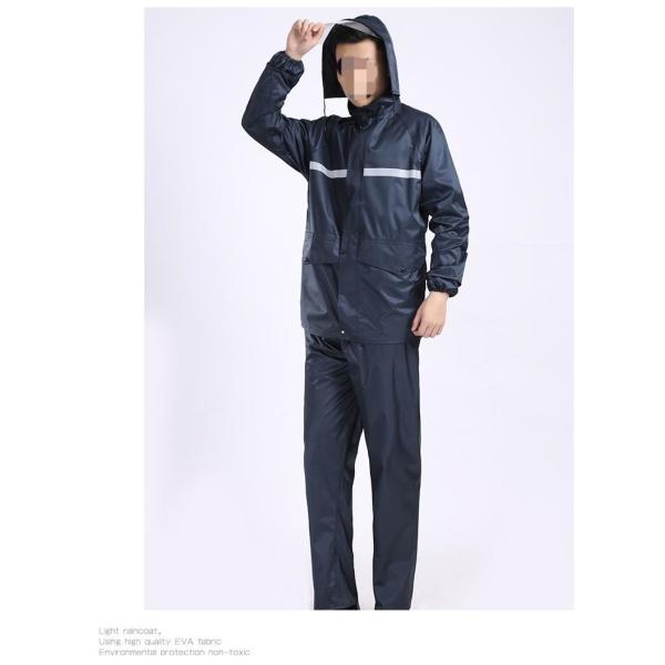 Full Body Protection tactical Poncho Raincoat PU Coating Waterproof For Men And Women