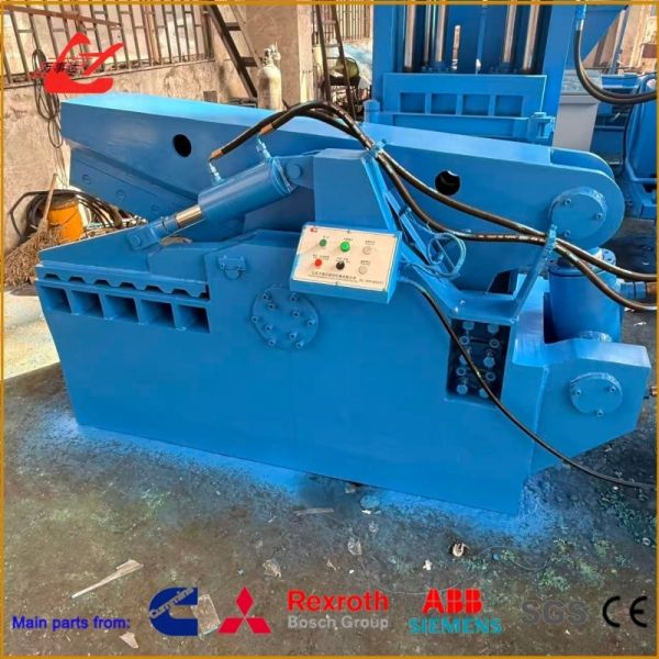 630KN Nominal Force Metal Shear, Industrial Scrap Handling Solution With Hydraulic System And PLC Control